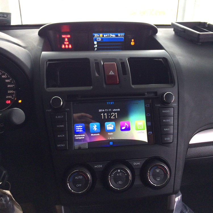 Multimediální rádio pro Subaru Forester a XV, RRSFOR