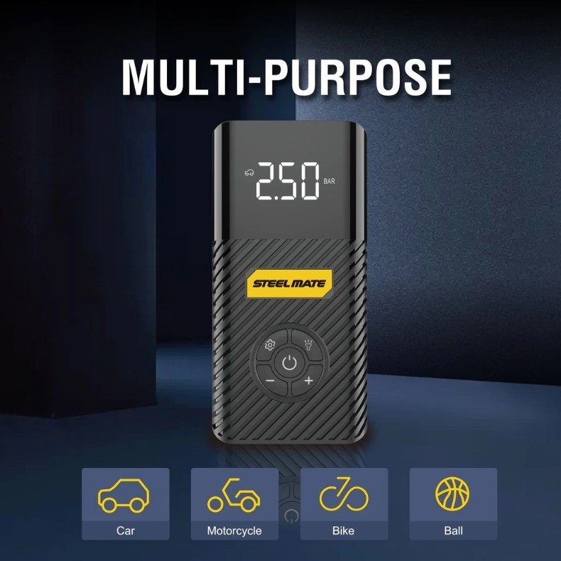 TI PO8 Kompresor na dofukování kol / Power bank - TI PO8