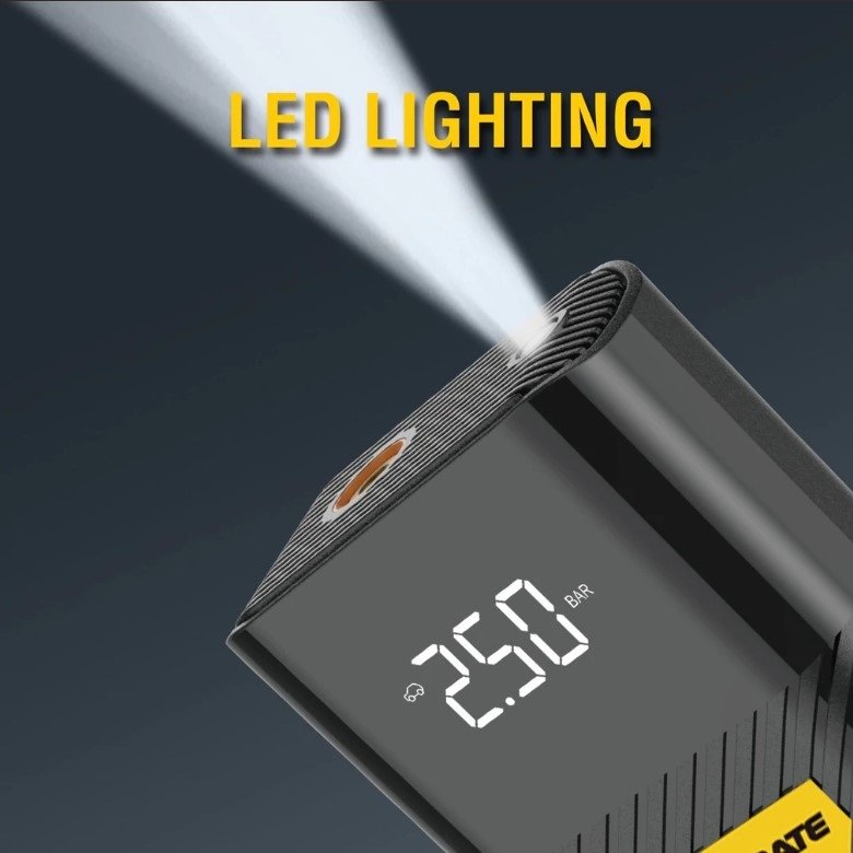 TI PO8 Kompresor na dofukování kol / Power bank - TI PO8