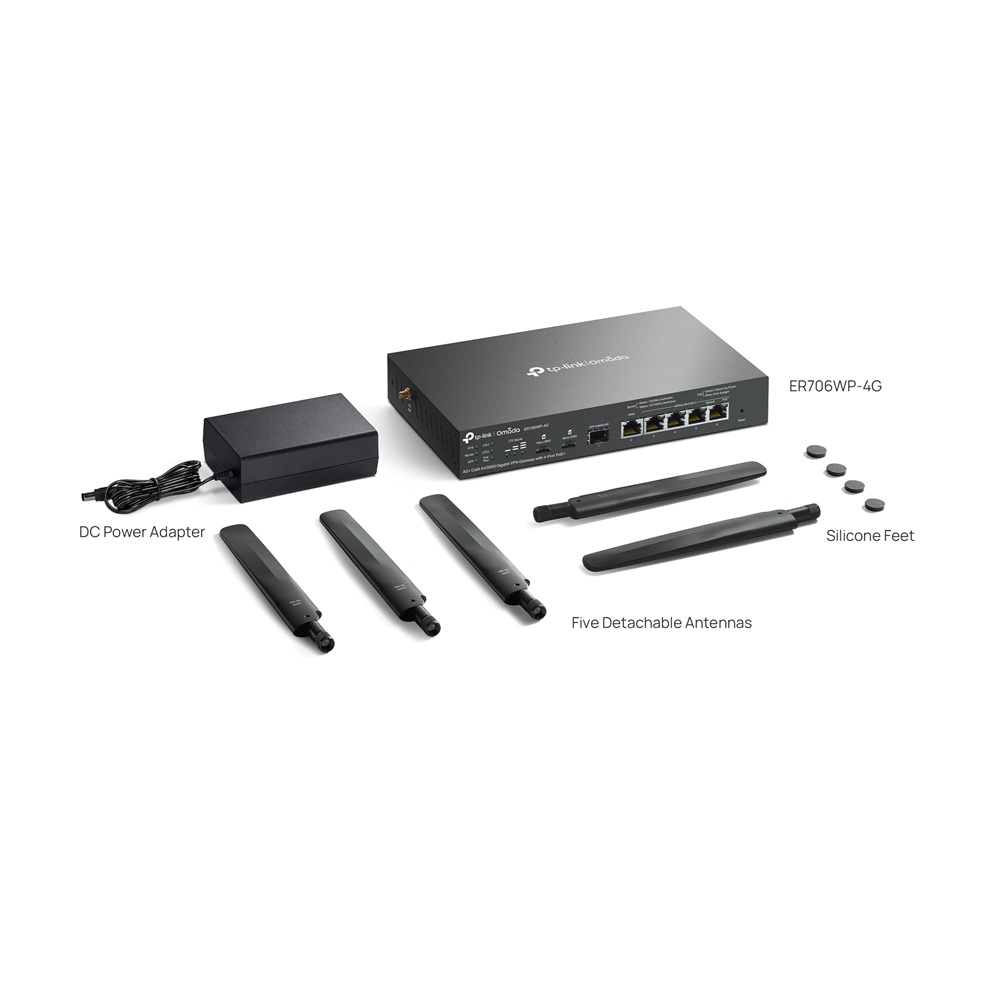 TP-Link TL-ER706WP-4G Omada Wi-fi 4G PoE VPN router