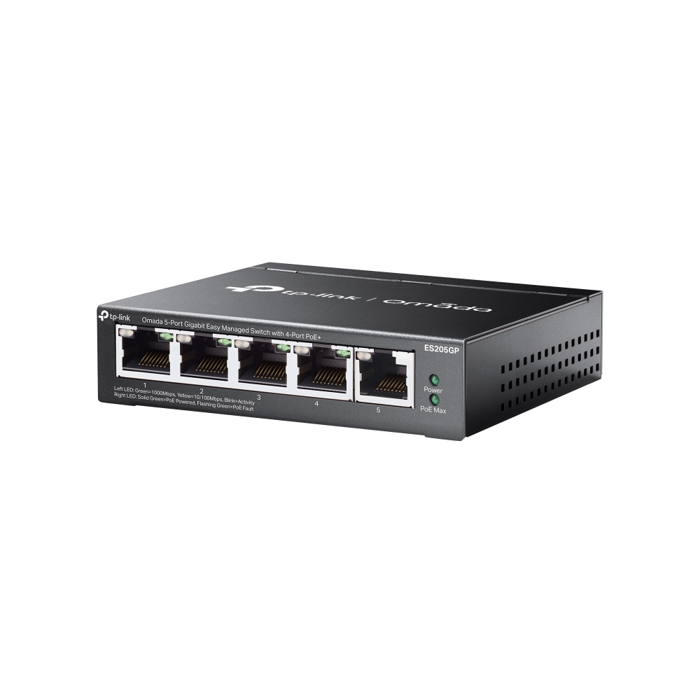 TP-Link TL-ES205GP 5portový switch
