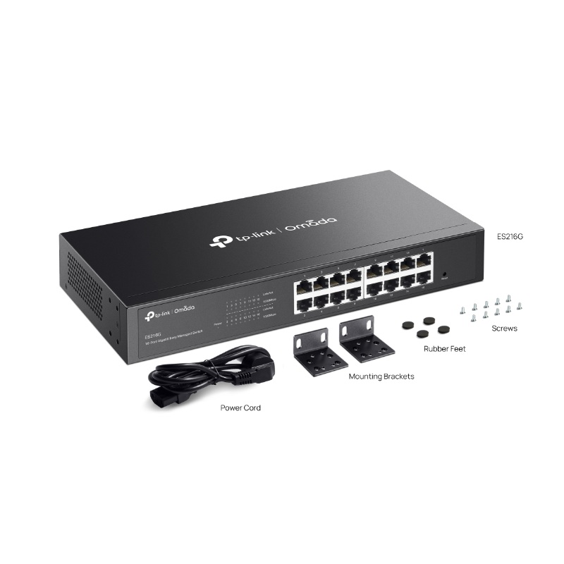 TP-Link TL-ES216G Omada 16 portový switch