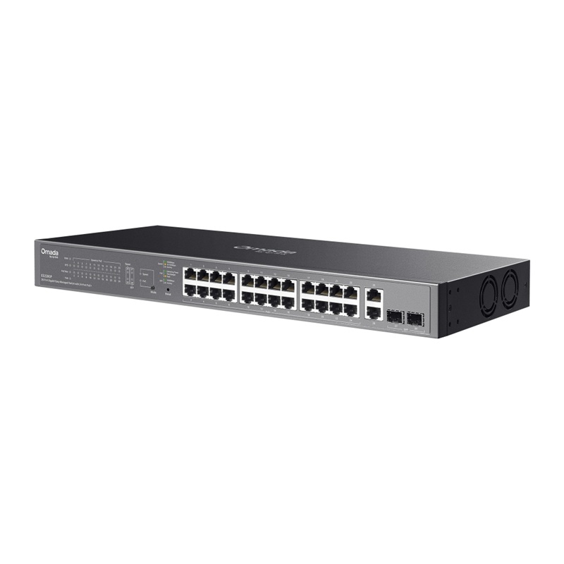 TP-Link TL-ES228GP 28 portový 1G PoE+ switch