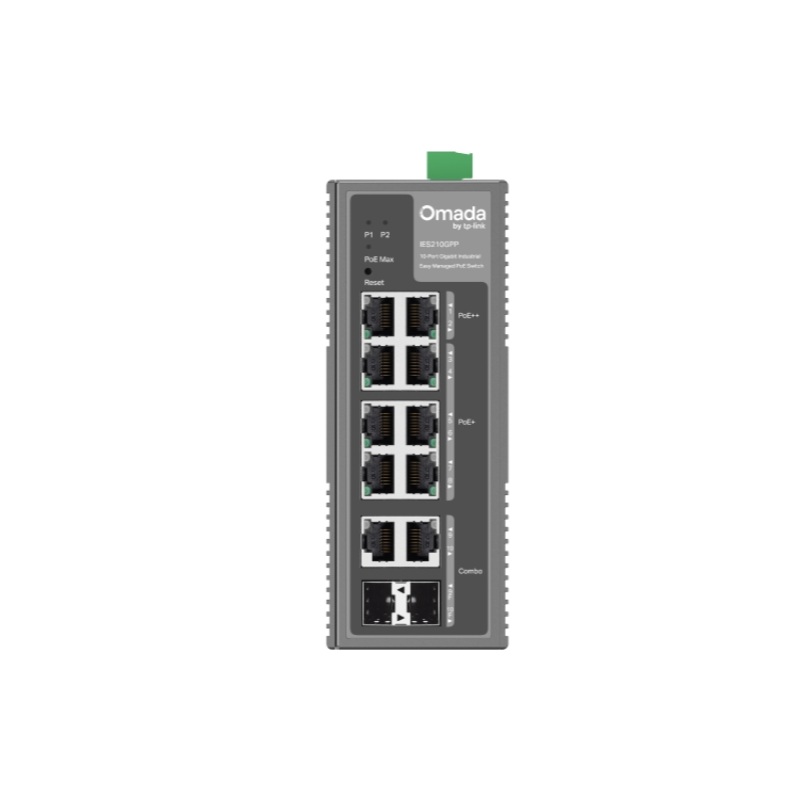 TP-Link TL-IES210GPP Omada 10portový PoE++ switch