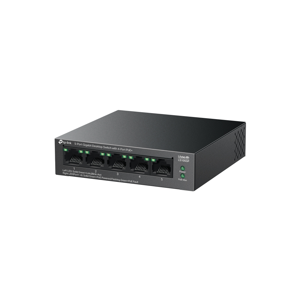 TP-Link TL-LS105GP 5portový PoE+ switch
