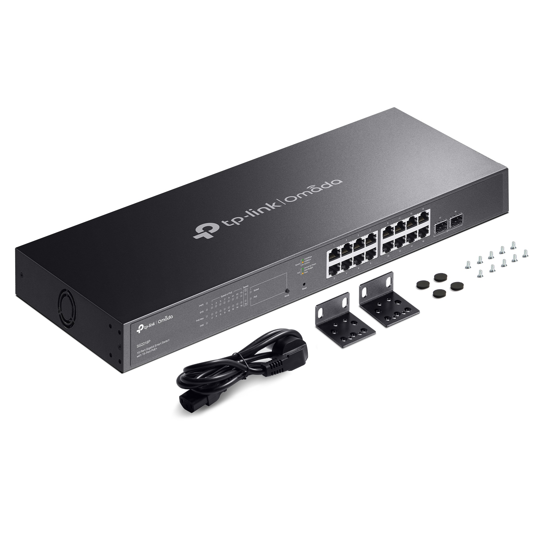 TP-Link TL-SG1218MP 16portový PoE switch