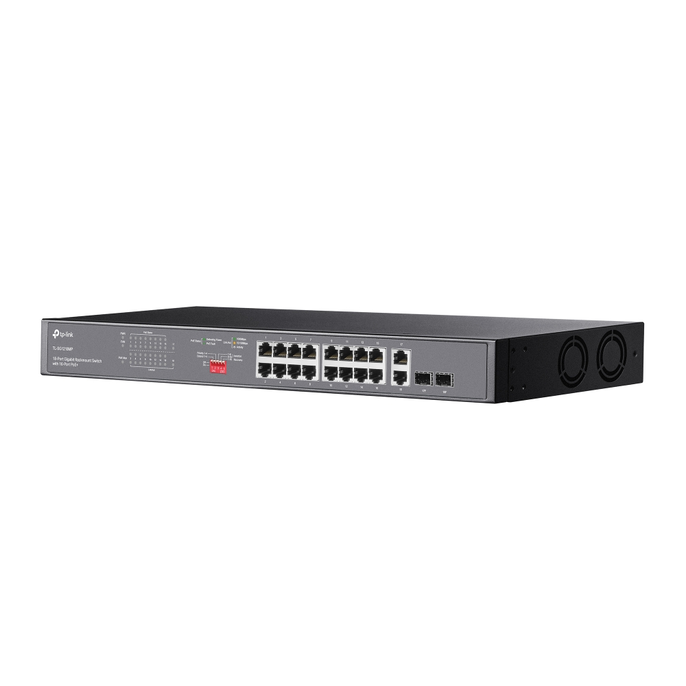 TP-Link TL-SG1218MP 16portový PoE switch