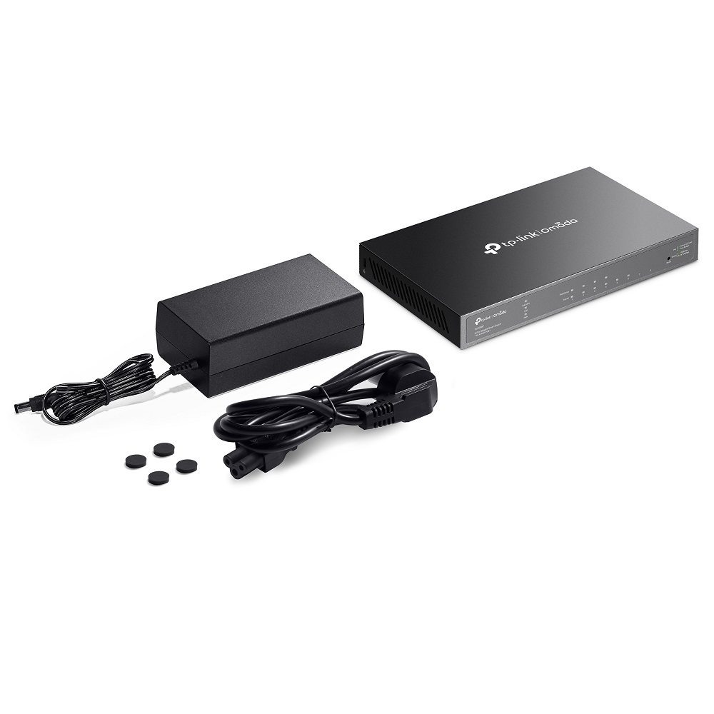 TP-Link TL-SG2008P Omada 8portový gigabitový PoE+ switch