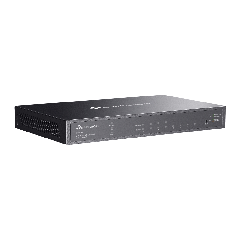 TP-Link TL-SG2008P Omada 8portový gigabitový PoE+ switch