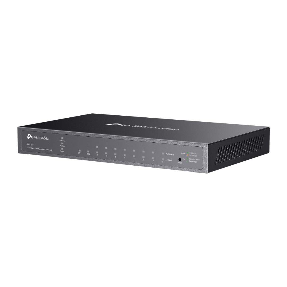TP-Link TL-SG2210P Omada 10portový gigabitový PoE+ switch