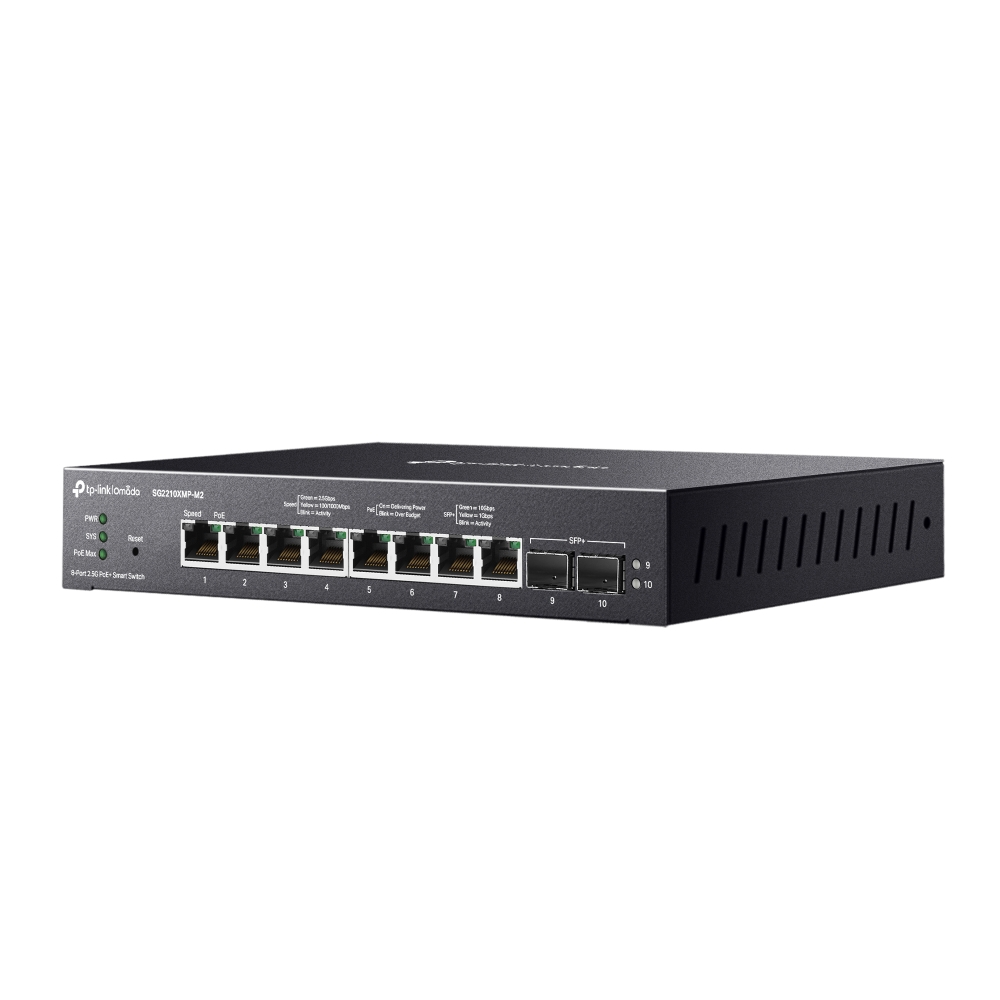 TP-Link TL-SG2210XMP-M2 Omada 10portový PoE+ switch