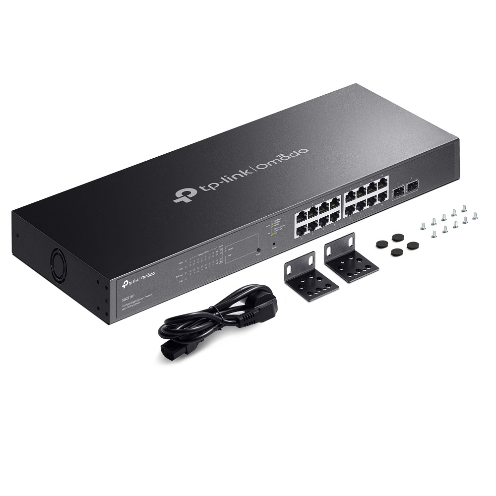 TP-Link TL-SG2218P Omada 18portový gigabitový PoE+ switch