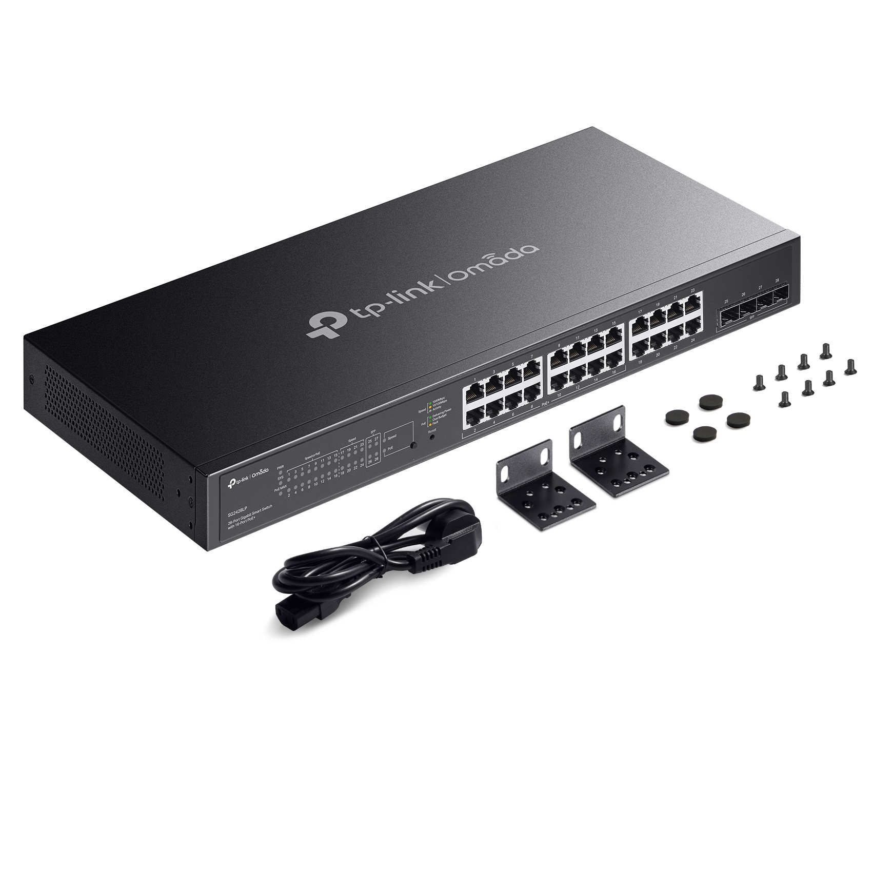 TP-Link TL-SG2428LP Omada 28portový gigabitový PoE+ switch