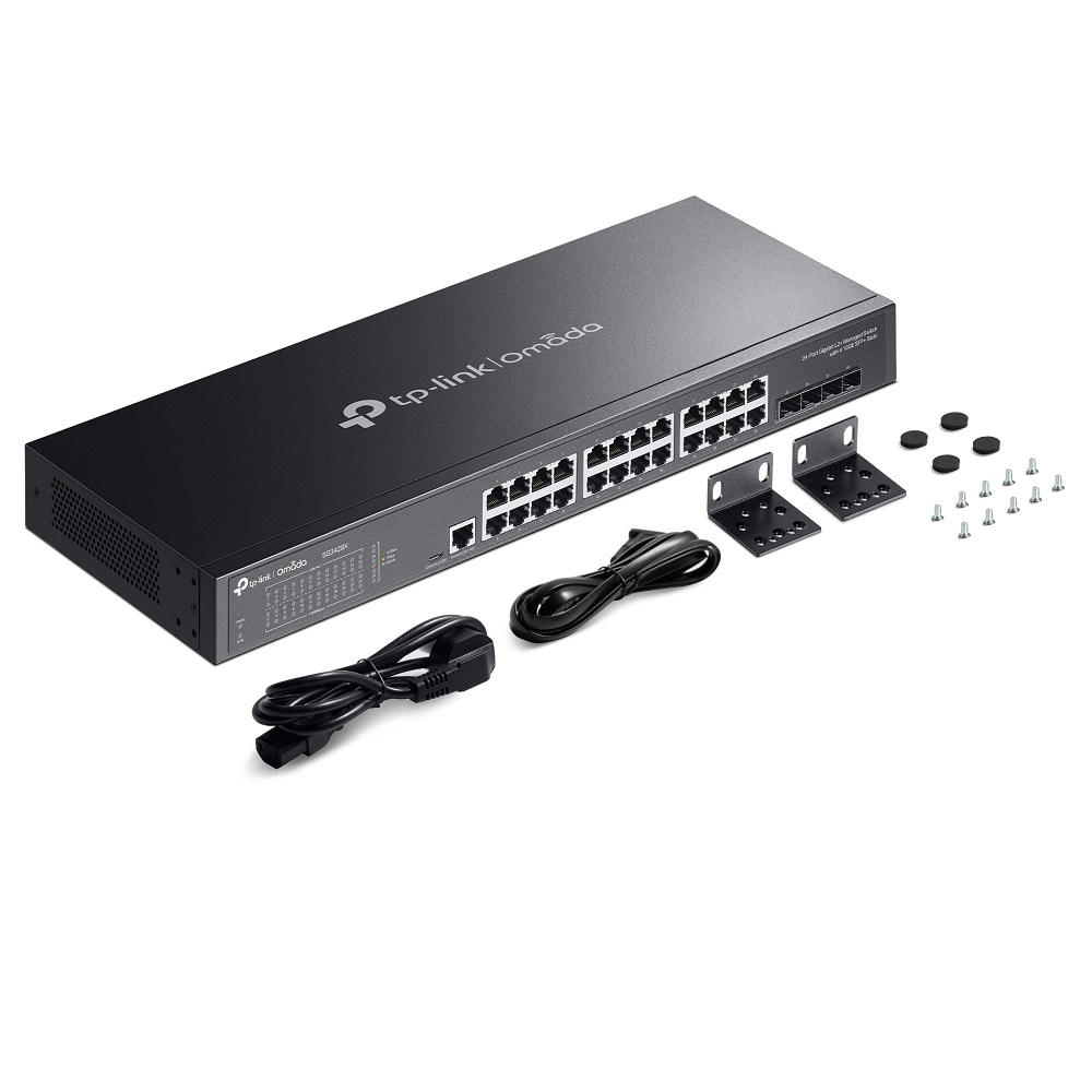 TP-Link TL-SG3428X Omada 28 portový L3 switch
