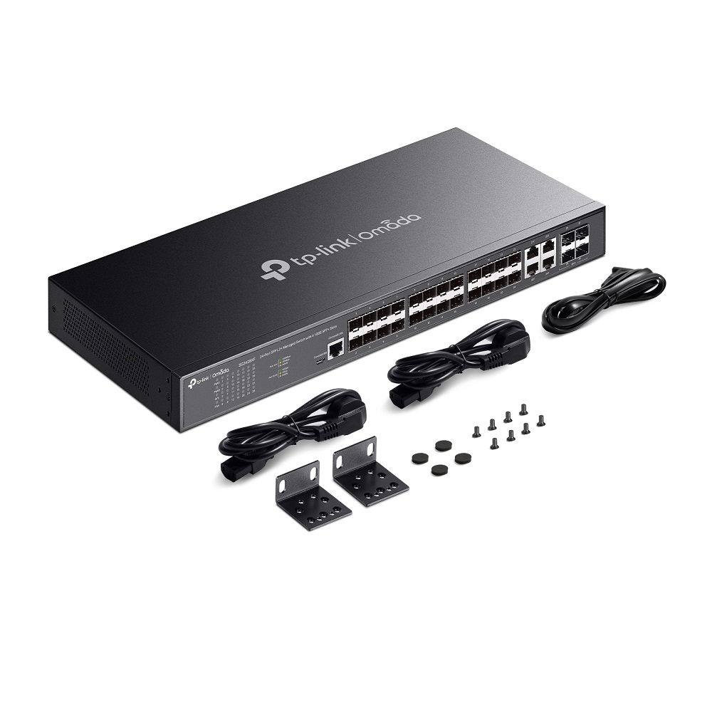 TP-Link TL-SG3428XF 24portový switch