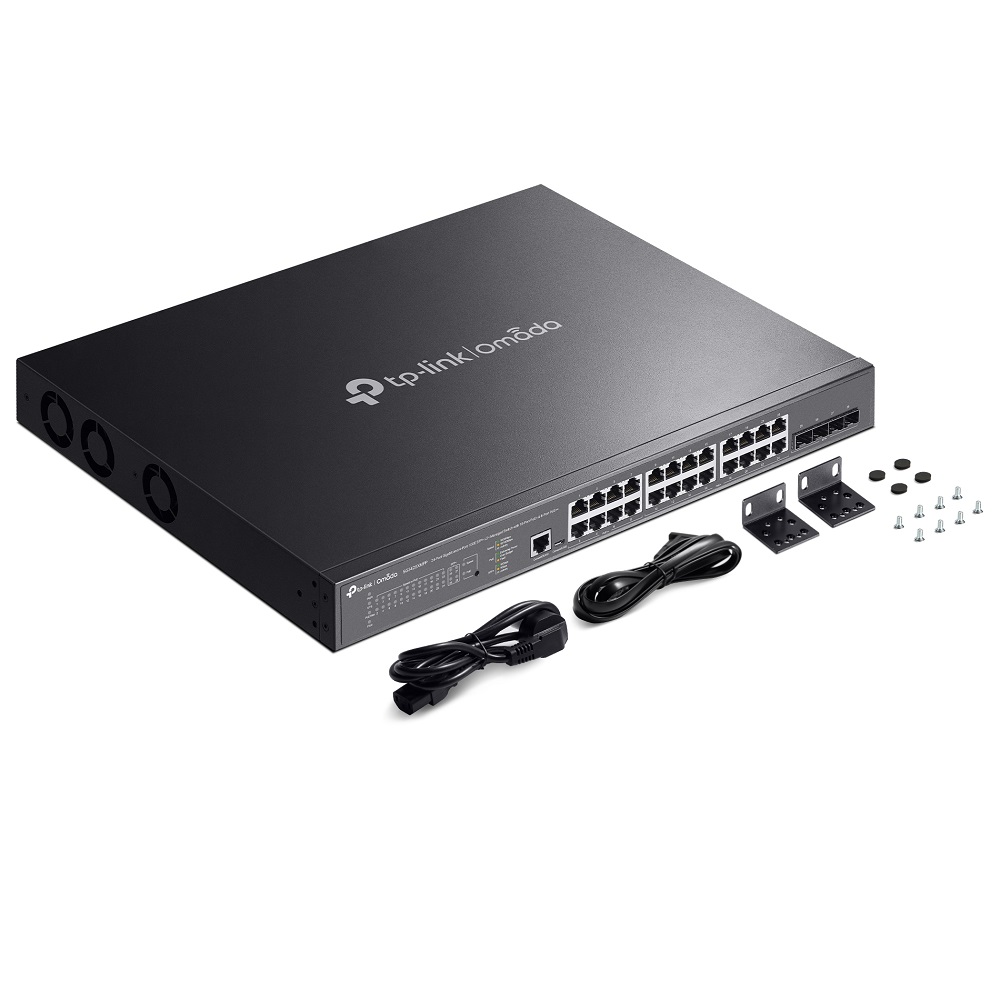 TP-Link TL-SG3428XMPP Omada 28 portový PoE++ switch