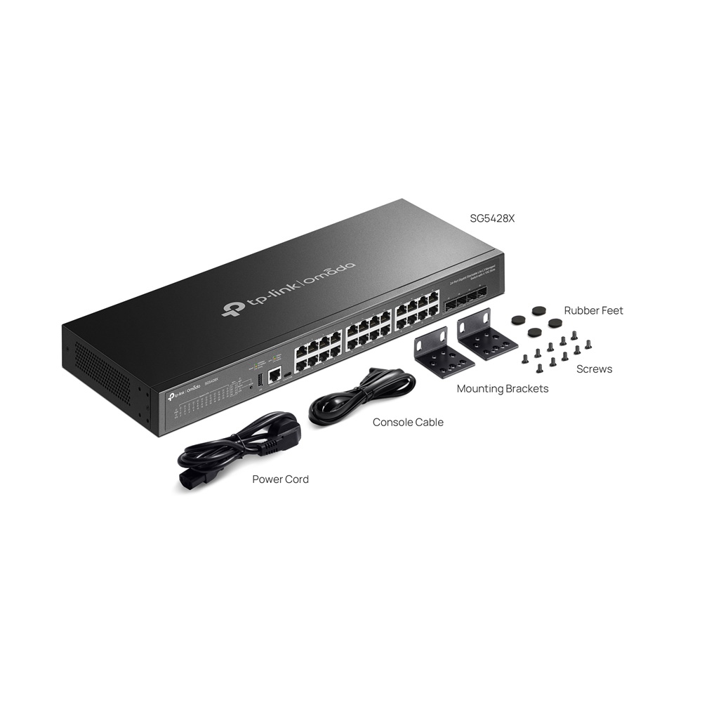 TP-Link TL-SG5428X Omada 28portový L3 switch