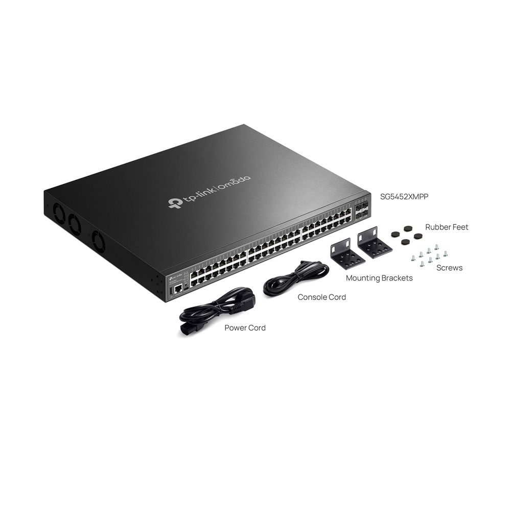 Tp-Link TL-SG5452XMPP Omada 52portový PoE++ switch