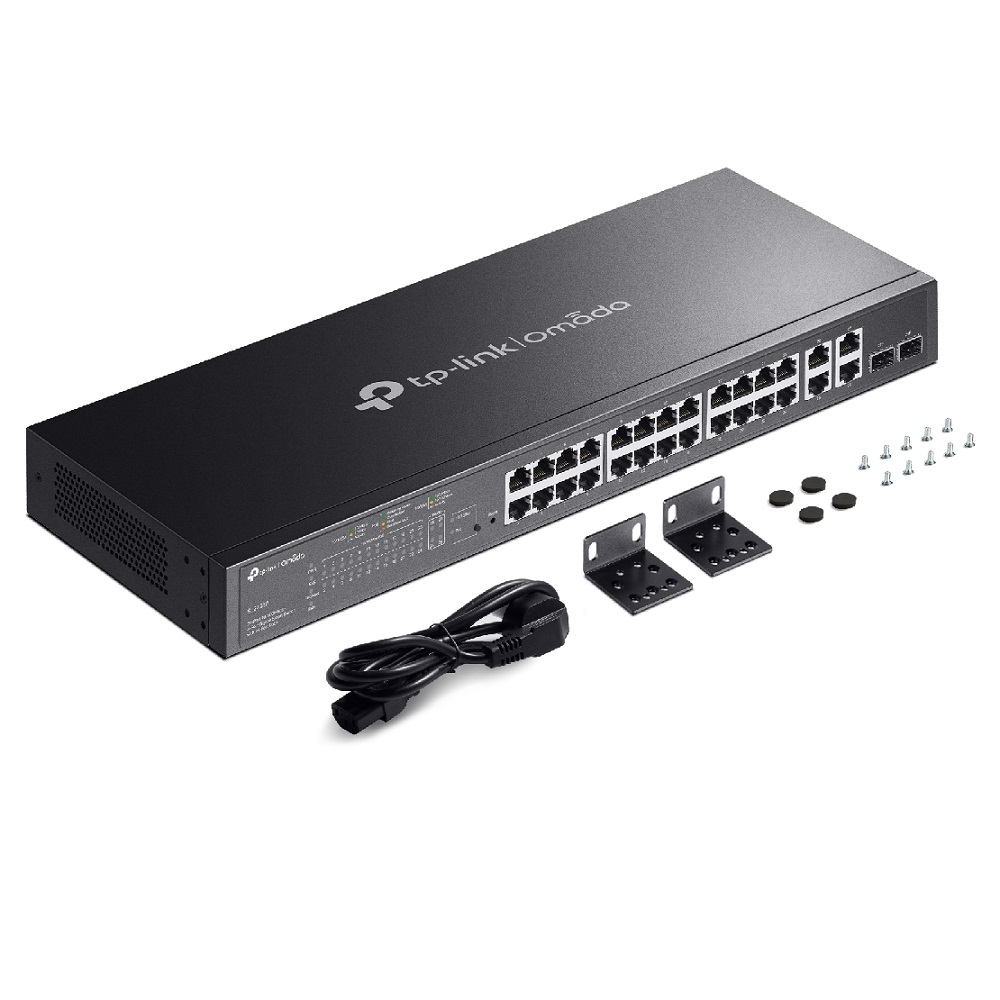 TP-Link TL-SL2428P Omada 28 portový PoE+ switch
