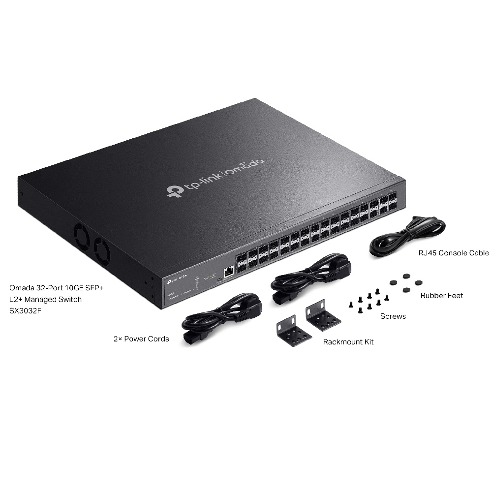 TP-Link TL-SX3032F Omada 32 portový L2+ switch