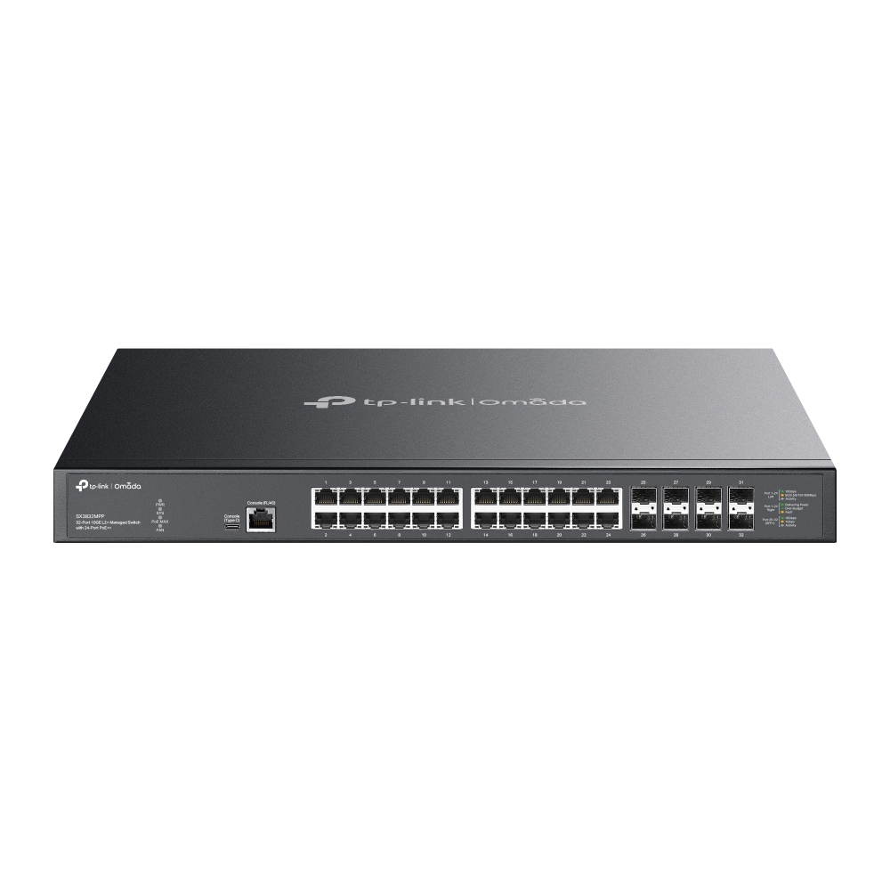 TP-Link TL-SX3832MPP 32portový gigabitový PoE++ switch