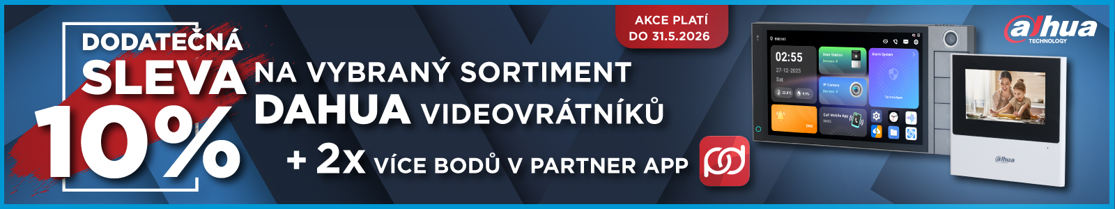 Speciální nabídka pro domácí telefony Dahua